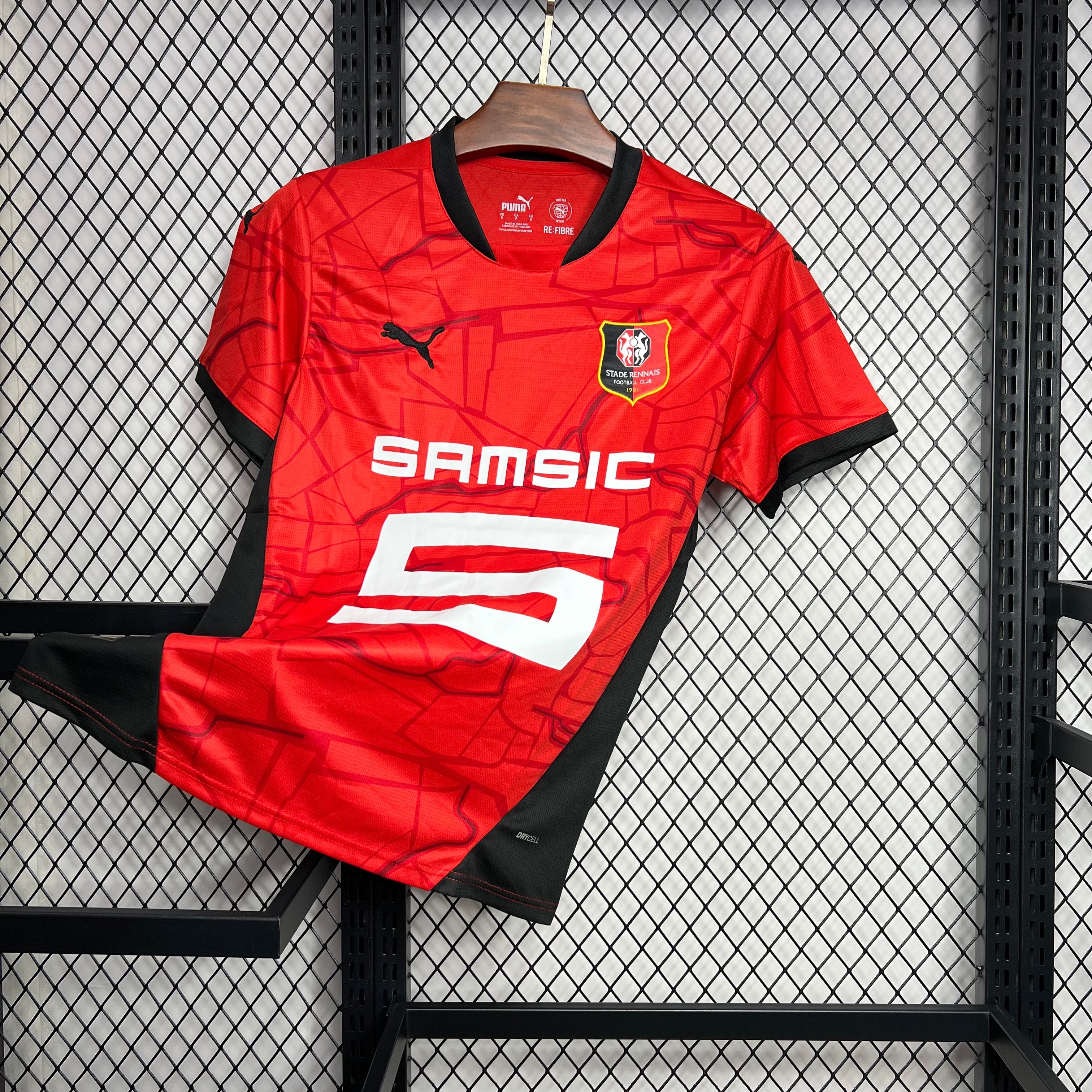 Rennes maillot domicile 2024/25 Stades Rennais