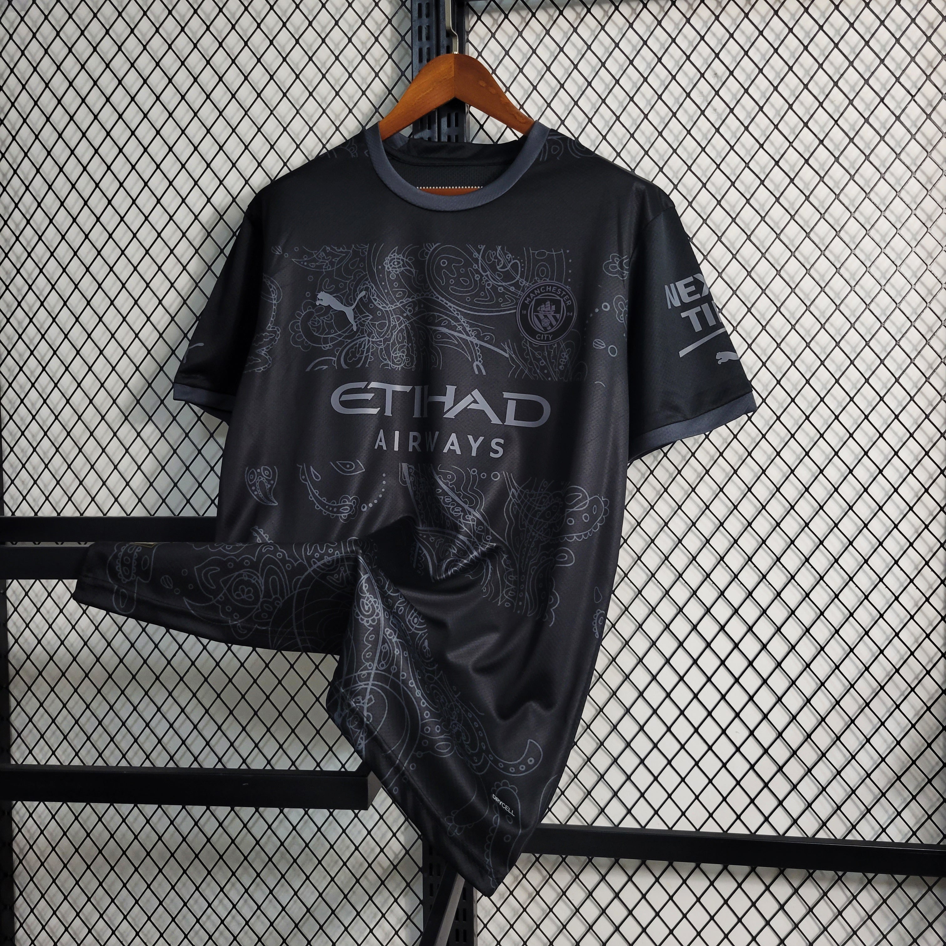 Manchester City maillot concept noir 2023 2024